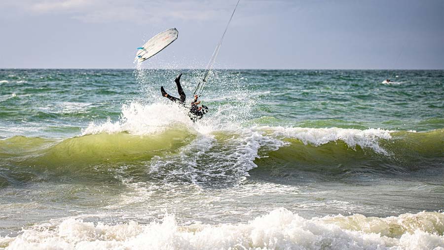 Kite Surfen an der Ostsee
