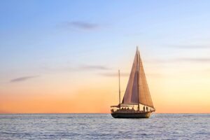 seascape, sail boat, sailing